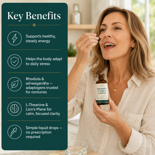 Habba Supplements™ Rhodiola Energy Complex | Anti-Fatigue Formula